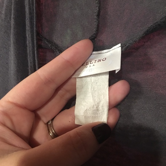 Size L Cardigan Wrap Woth Tie Dark Grey Light Wt - Picture 3 of 5